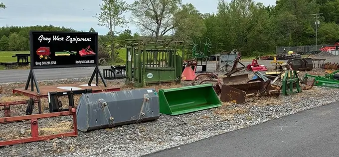 Greg West Equipment lot